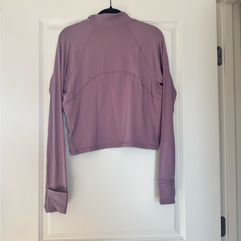 lululemon athletica it’s rulu cropped half zip - Picture 4 of 4
